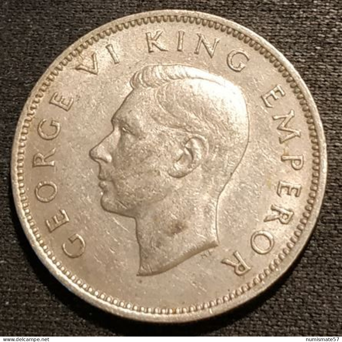 RARE - NOUVELLE ZELANDE - NEW ZEALAND - 1 SHILLING 1947 - George VI - KM 9a - Neuseeland