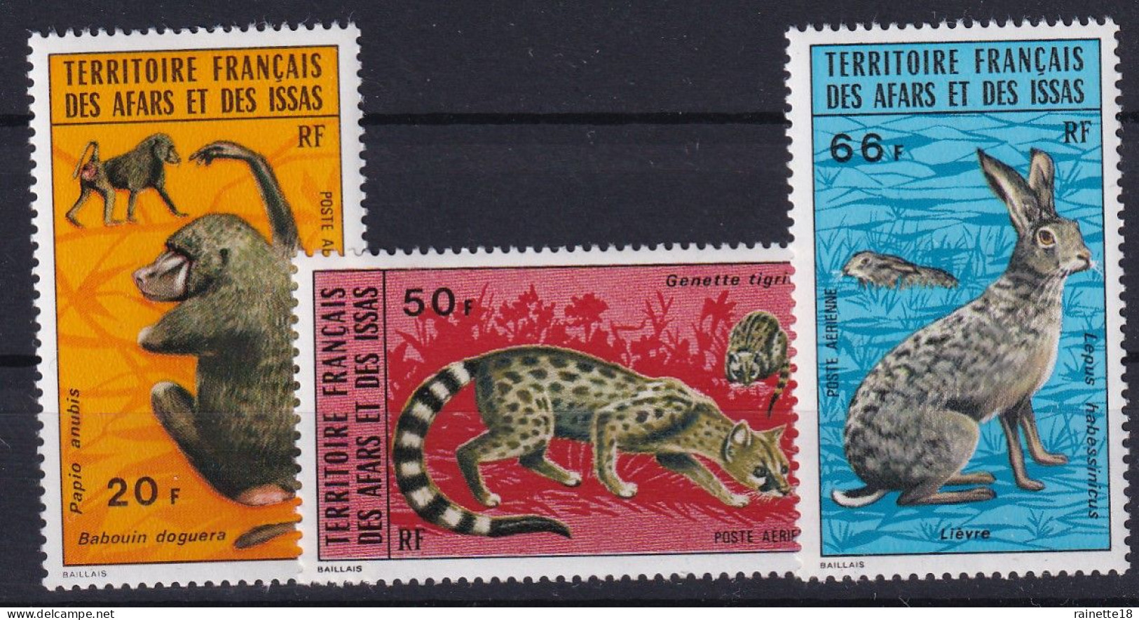 Afars Et Issas           PA  94/96 **   Animaux - Unused Stamps