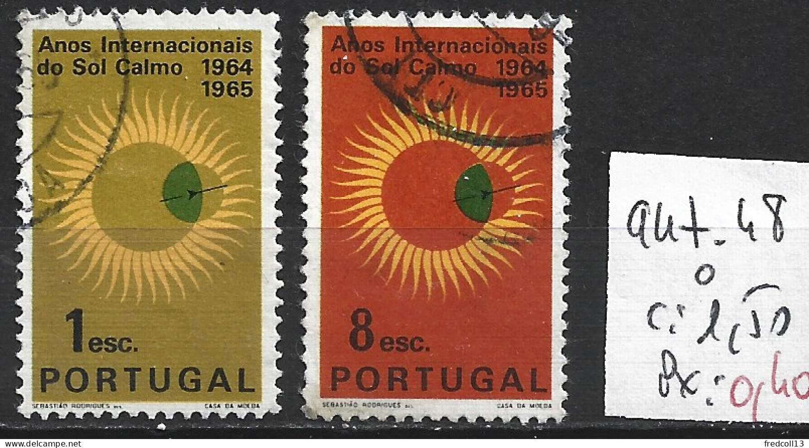 PORTUGAL 947-48 Oblitérés Côte 1.50 € - Used Stamps