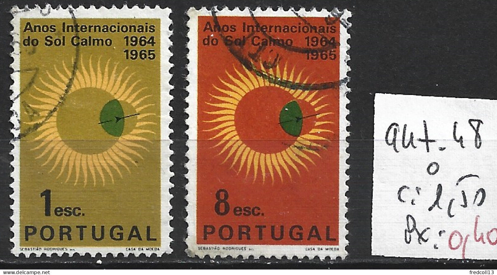 PORTUGAL 947-48 Oblitérés Côte 1.50 € - Gebruikt