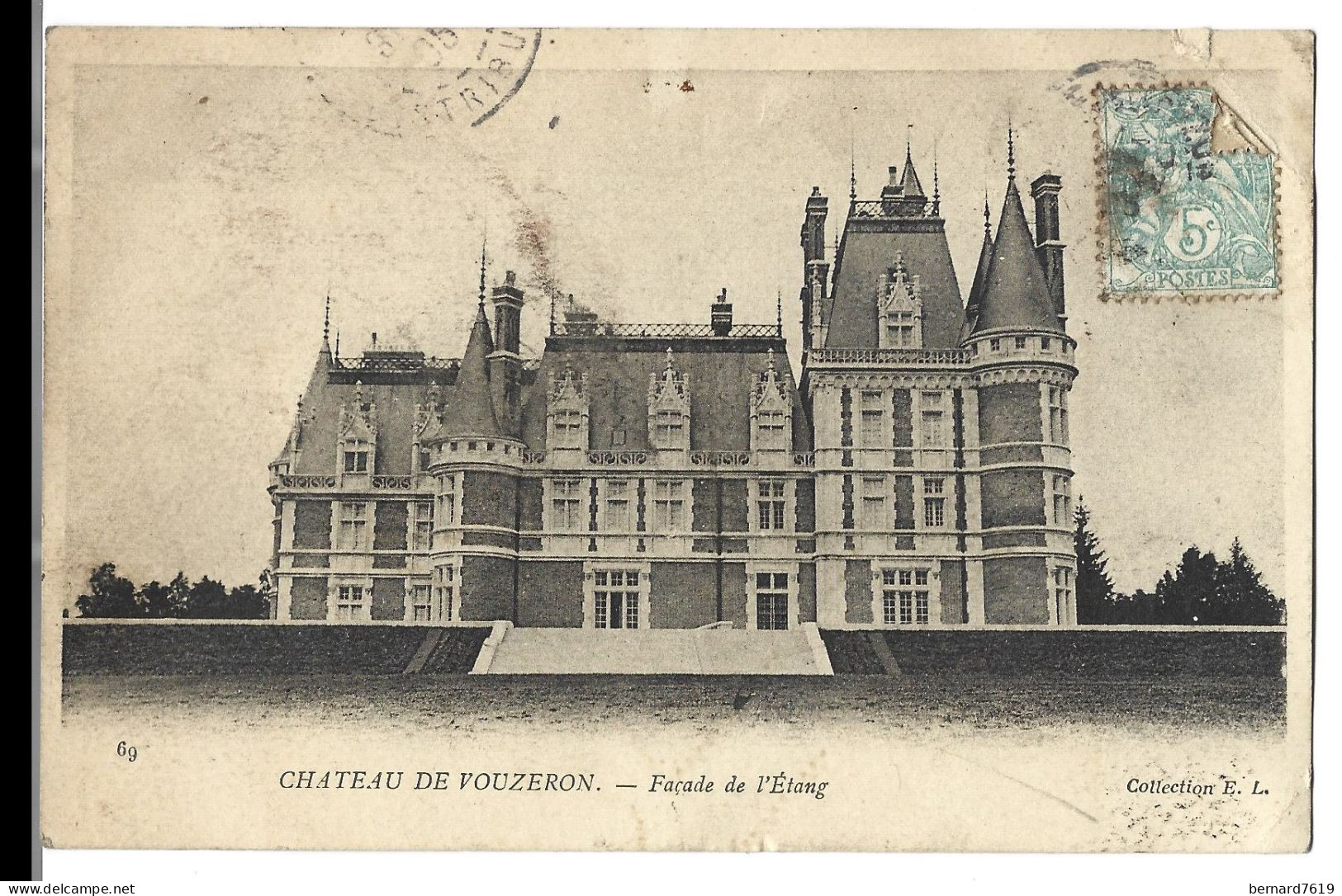 18  Vouzeron - Chateau De Vouzeron -  Facade De L'etang - Vouzeron