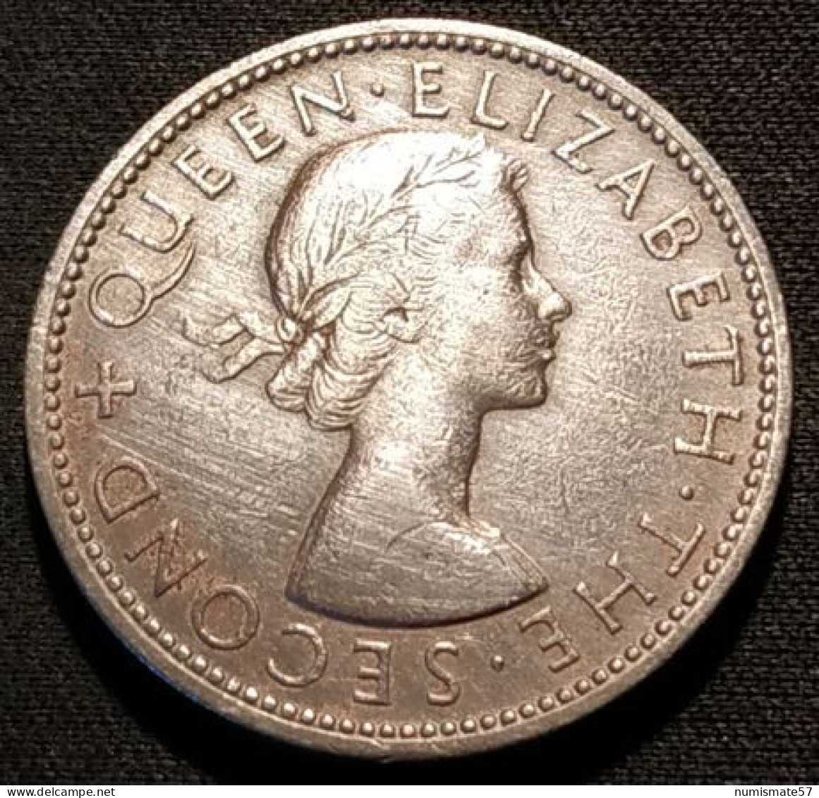 NOUVELLE ZELANDE - NEW ZEALAND - ONE - 1 FLORIN 1964 - Elisabeth II - KM 28.2 - Nieuw-Zeeland