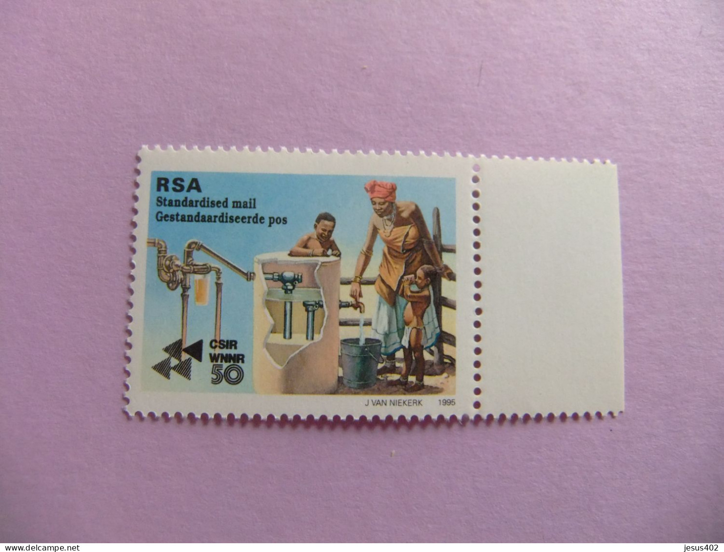 48 AFRICA DEL SUR / RSA 1995 / SISTEMA DISTRIBUCION DEL AGUA / YVERT 877 MNH - Neufs