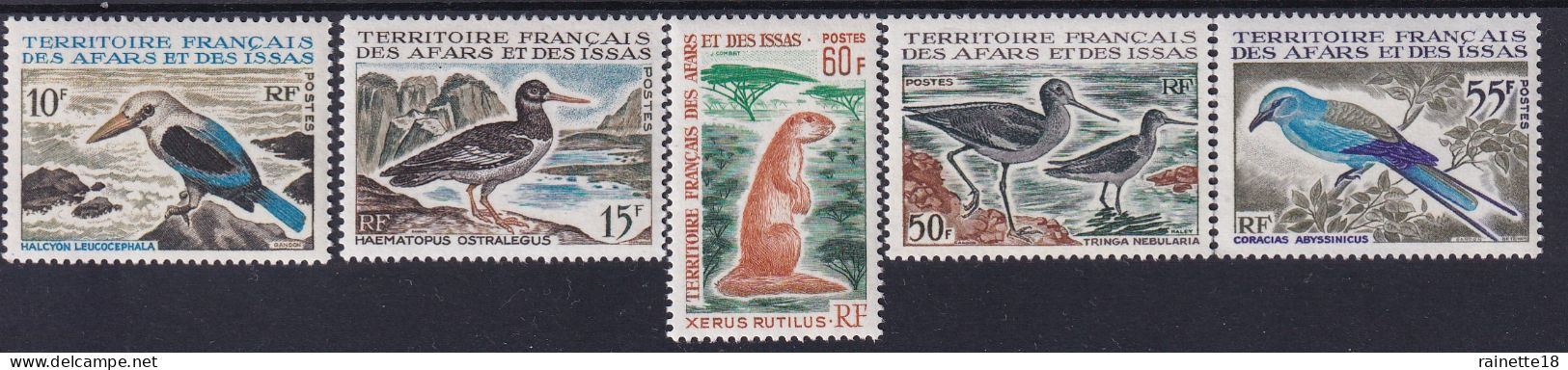 Afars Et Issas           329/333 **   Animaux - Unused Stamps