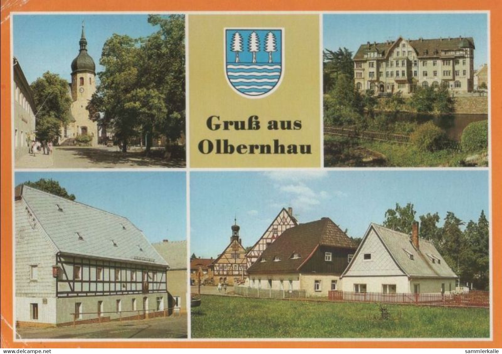 39179 - Olbernhau - U.a. Rathaus - 1990 - Olbernhau