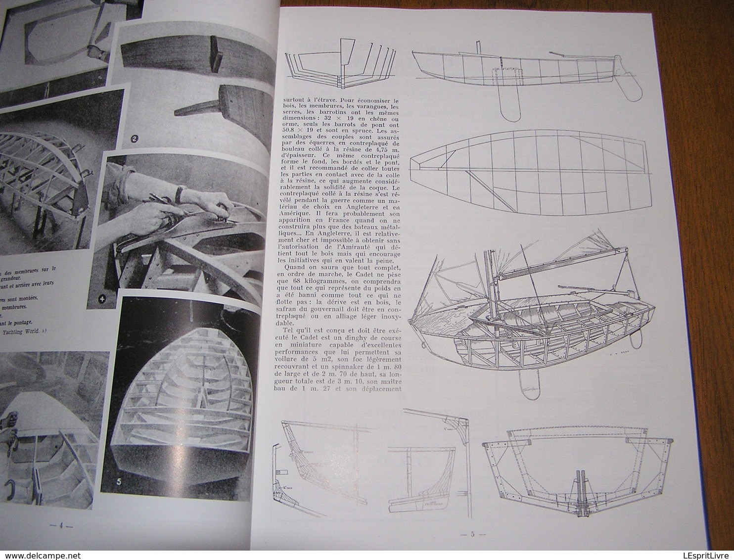 L'ARCHITECTURE NAVALE EN 1947 Yacht Vedette Canot Dériveur Yole Sloop Caneton Cormoran Yawl Marin Mer Marine Bateau - Boten