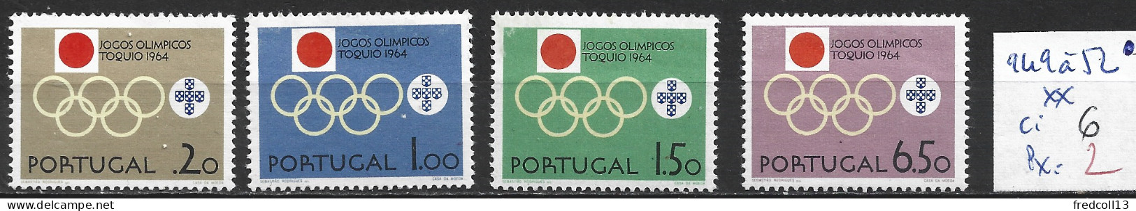 PORTUGAL 949 à 52 ** Côte 6 € - Neufs