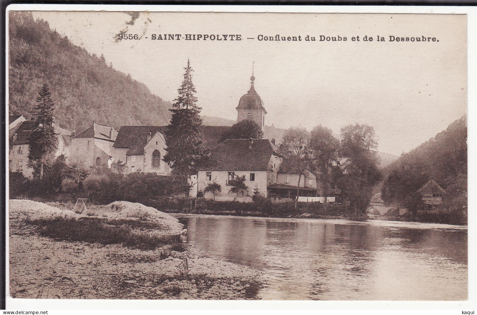 DOUBS - SAINT-HIPPOLYTE - Confluent Du Doubs Et De La Dessoubre - Les Editions C. L. B. - N° 9556 - Saint Hippolyte