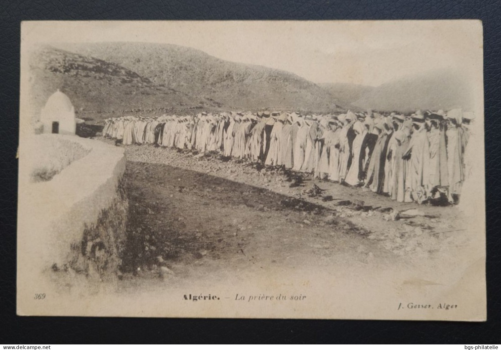 Algérie,  La Prière Du Soir. - Mannen