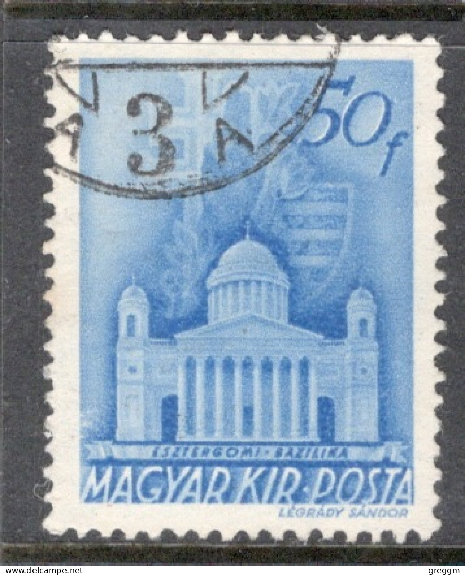 Hungary 1939  Single Stamp Celebrating The Church In Hungary In Fine Used - Oblitérés