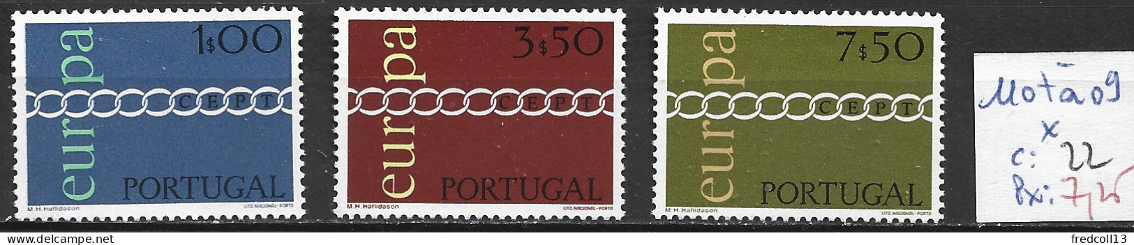 PORTUGAL 1107 à 09 * Côte 22 € - Nuovi