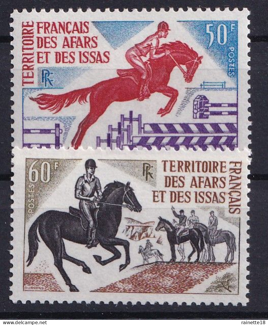 Afars Et Issas           365/366 **  Hippisme - Unused Stamps