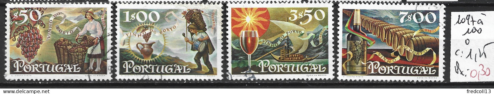 PORTUGAL 1097 à 100 Oblitérés Côte 1.25 € - Used Stamps
