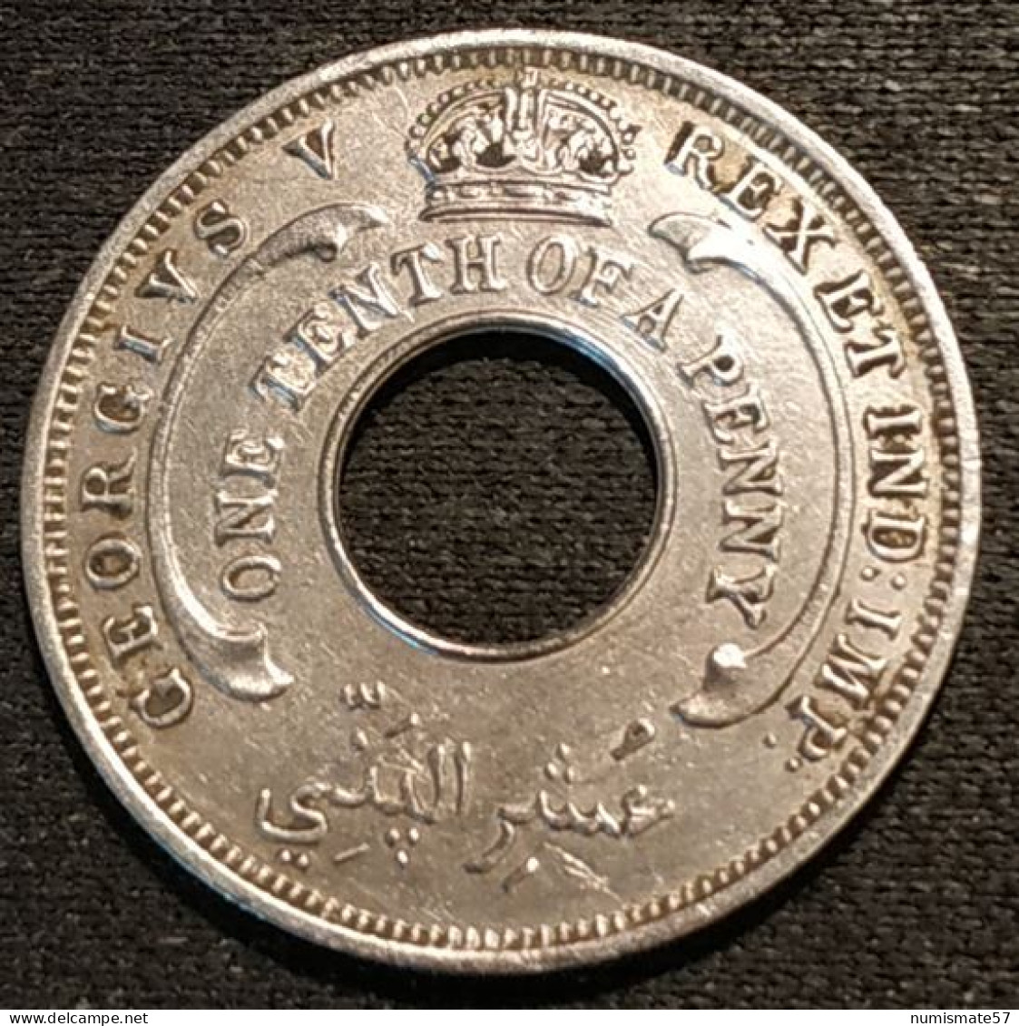 BRITISH WEST AFRICA - 1/10 ONE PENNY 1936 - George V - KM 7 - ( Afrique Occidentale Britannique ) - Colonie