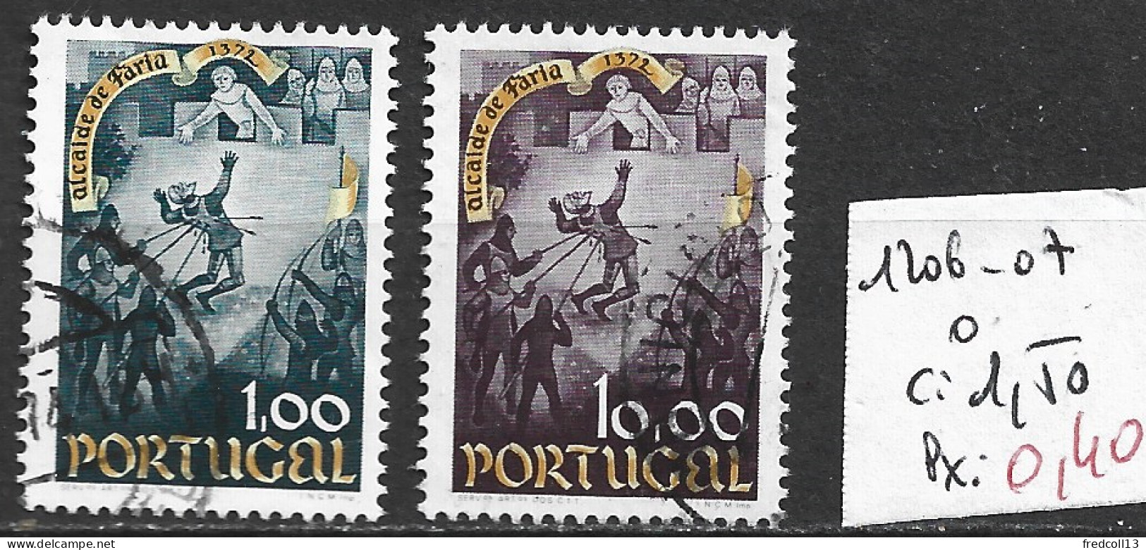 PORTUGAL 1206-07 Oblitérés Côte 1.50 € - Used Stamps