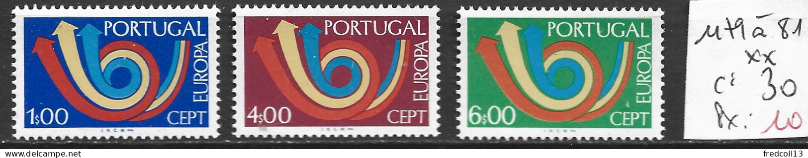 PORTUGAL 1179 à 81 ** Côte 30 € - Nuovi