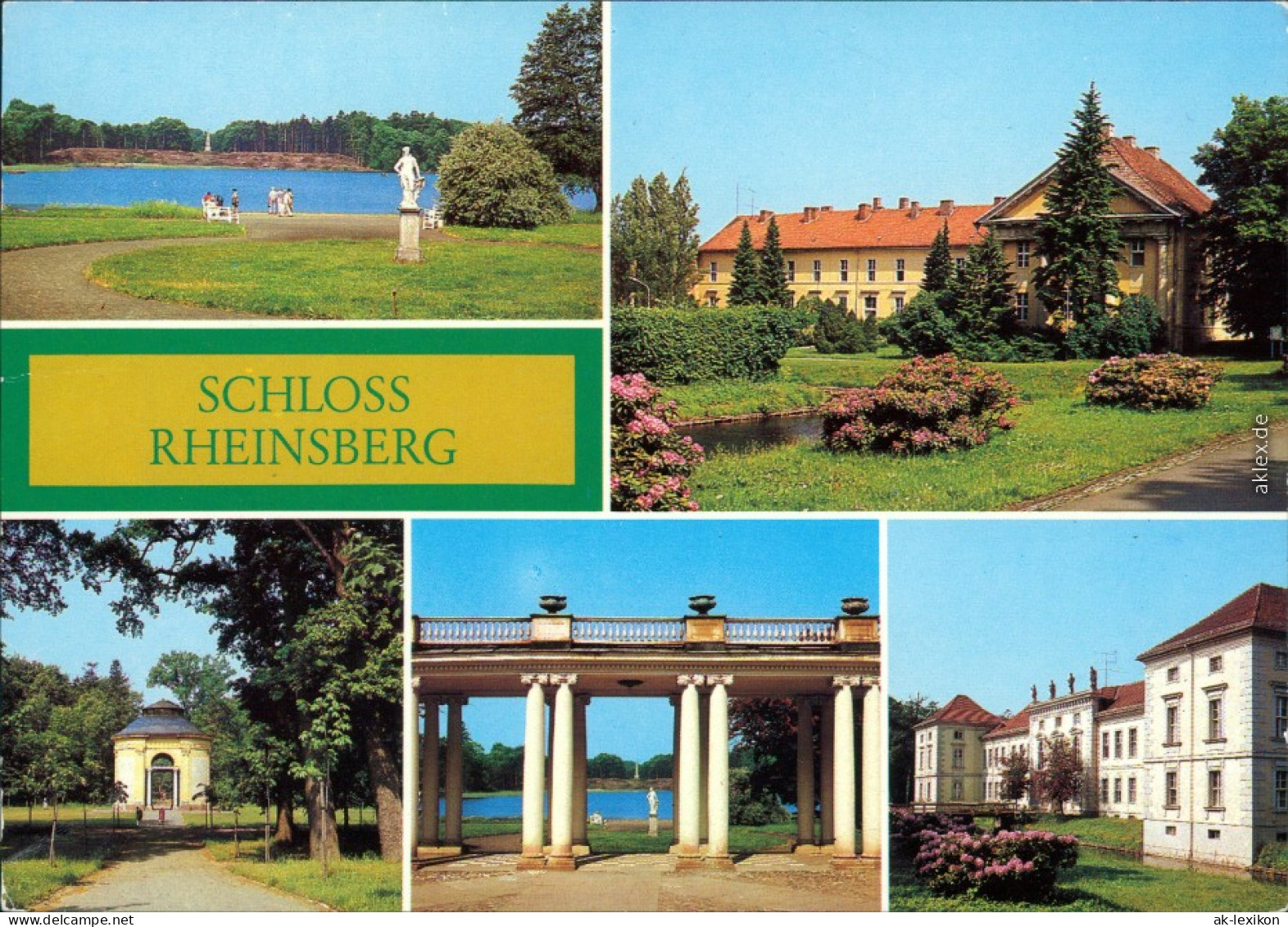 Rheinsberg Schloss - Grienericksee, Kavalliershaus, Pavillon Im  (Schloss) G1988 - Rheinsberg