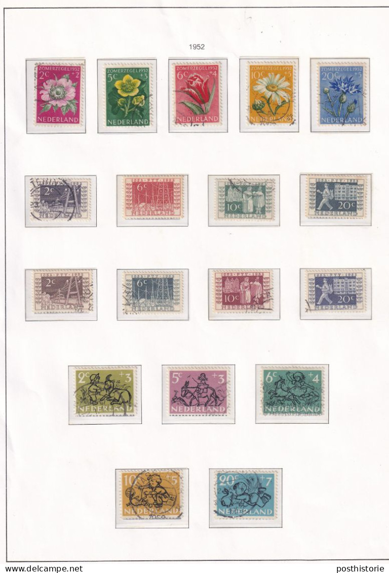 Zegels 1952 Compleet Nvph 578 Tm 600 Incl ITEP - Used Stamps