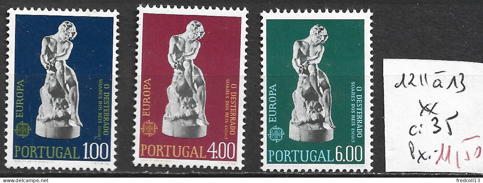 PORTUGAL 1211 à 13 ** Côte 35 € - 1974