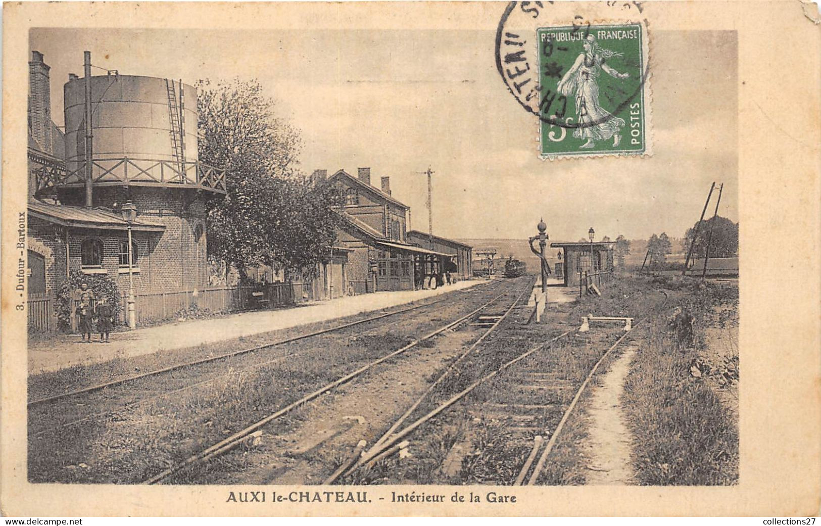 62-AUXI-LE-CHATEAU- INTERIEUR DE LA GARE - Auxi Le Chateau