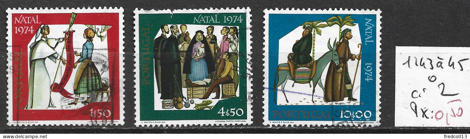 PORTUGAL 1243 à 45 Oblitérés Côte 2 € - Used Stamps
