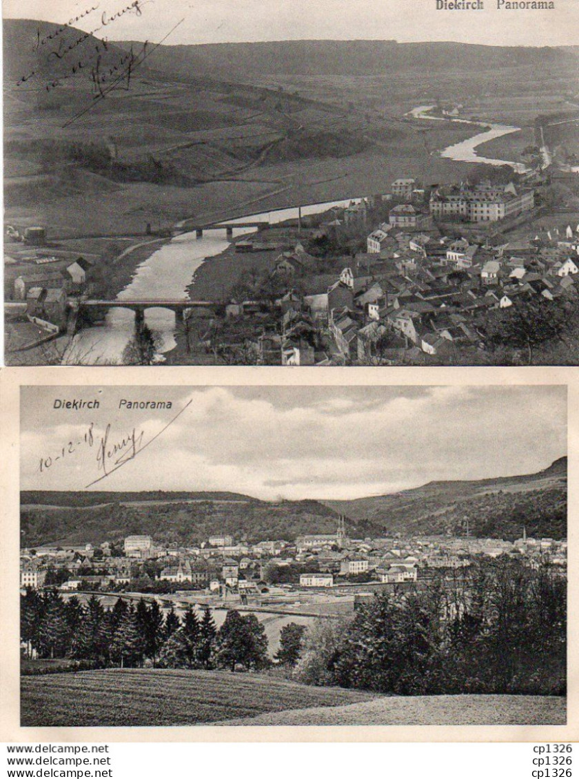 4V1FP   Luxembourg Diekirch Lot De 2 Cartes - Diekirch