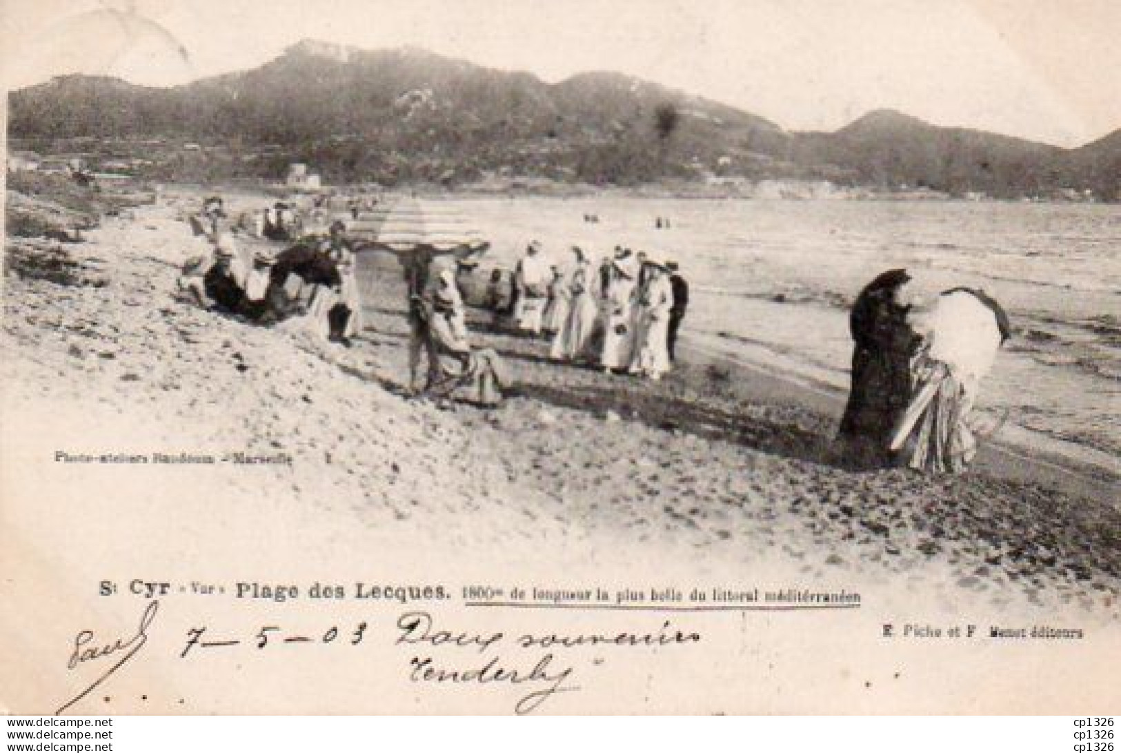 4V1FP  83 Saint Cyr La Plage Des Lecques 1800m De Longueur DND - Saint-Cyr-sur-Mer