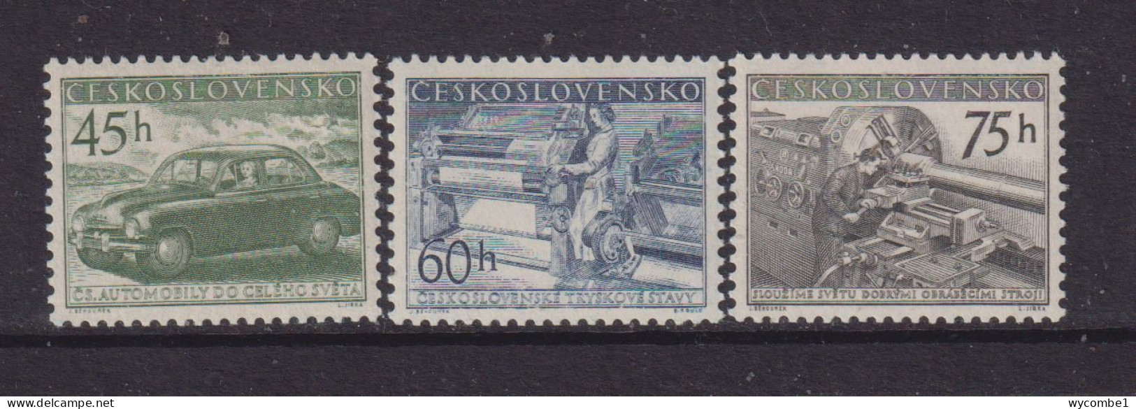 CZECHOSLOVAKIA  - 1955  Industries  Set  Never Hinged Mint - Nuovi