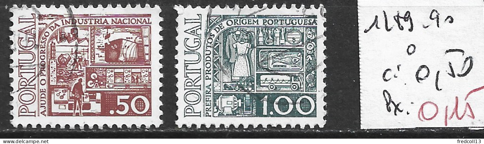 PORTUGAL 1289-90 Oblitérés Côte 0.50 € - Used Stamps