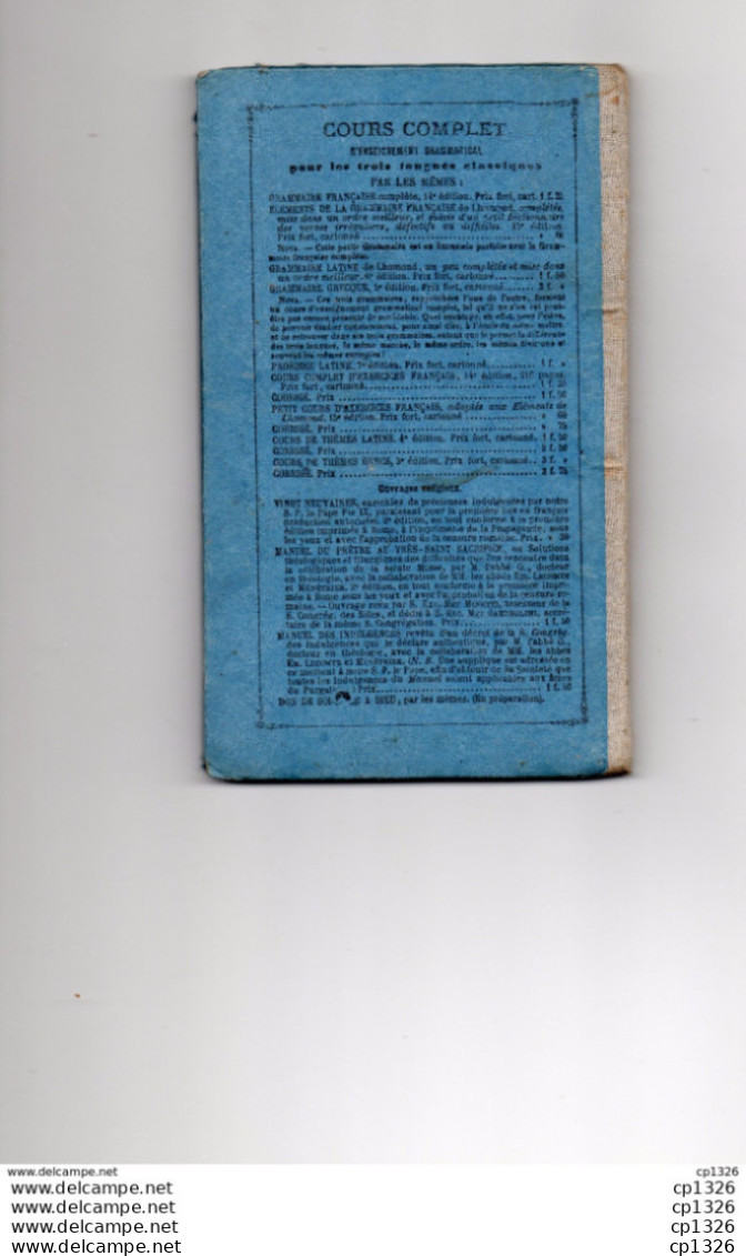 7z Petit Cours D'exercices Français Grammaire Petit Manuel De 1871 - 12-18 Anni