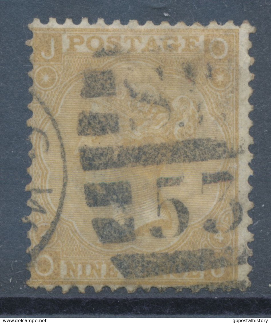 GB 1862 Queen Victoria 9d Bistre No Hairlines Pl.2 (OJ) Very Fine Used With Duplex „LONDON-S.W / S.W / 53“ (SG 86 £ 575. - Oblitérés