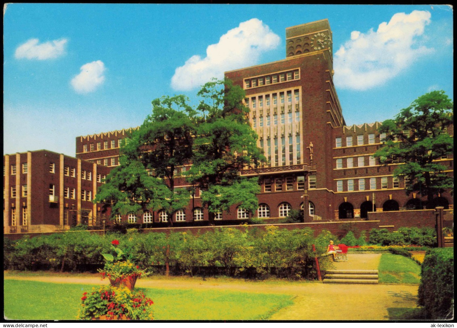 Ansichtskarte Oberhausen Rathaus 1975 - Oberhausen