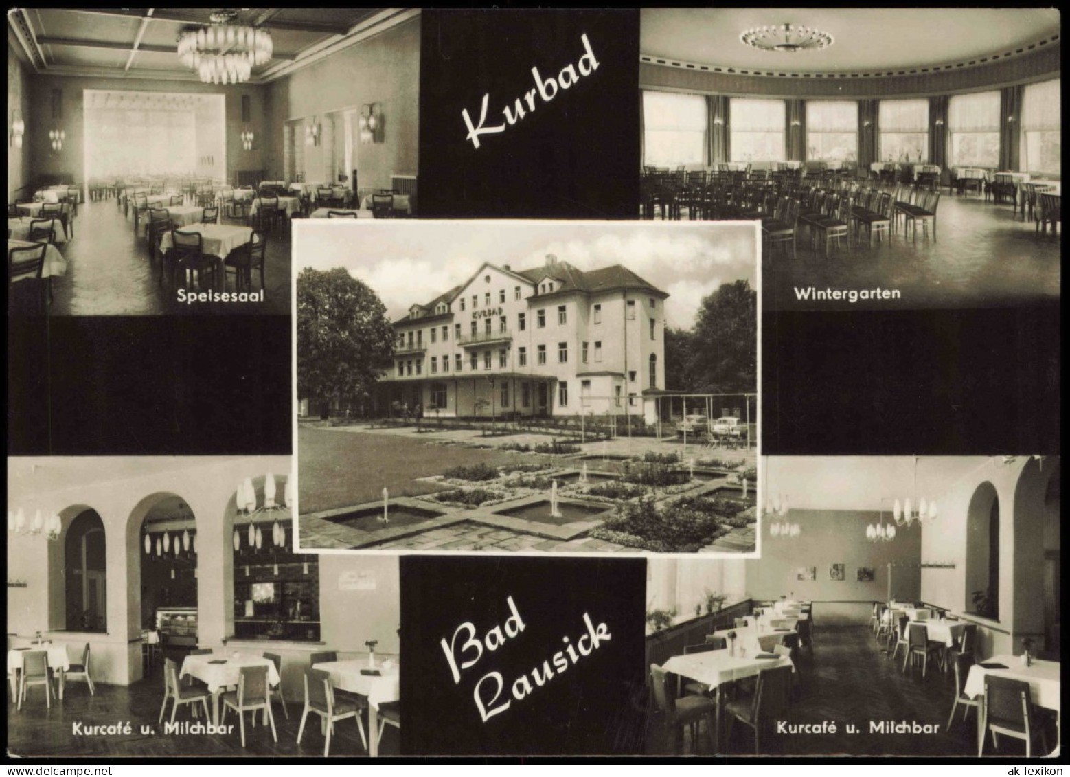 Ansichtskarte Bad Lausick Lausigk Kurhaus, Innenansichten 1966 - Bad Lausick