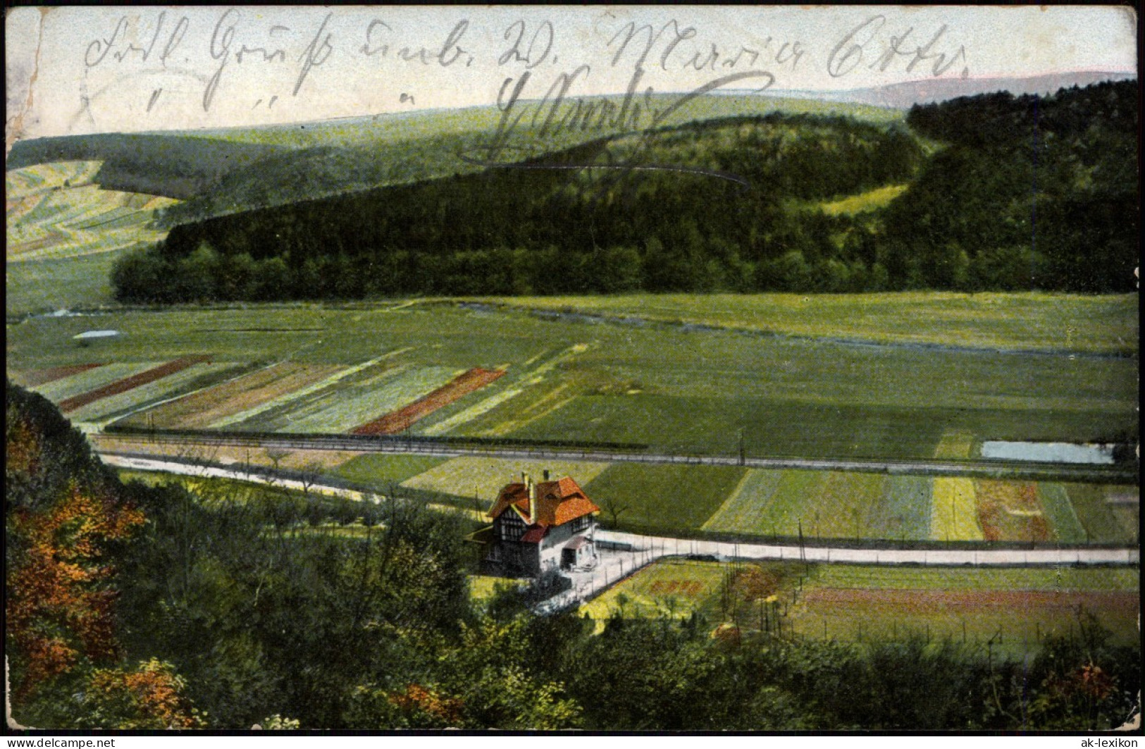 Ansichtskarte Bad Hersfeld Blick Auf Die Waldschenke 1907 - Bad Hersfeld