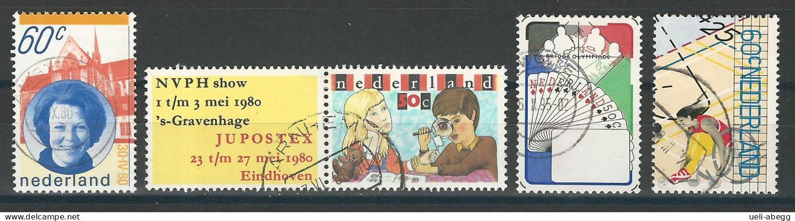 Niederlande NVPH 1200-03 , Mi 1160-61, 1163-64 O - Gebraucht