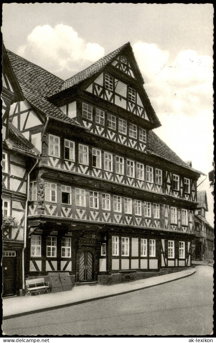 Ansichtskarte Bad Sooden-Allendorf Straßenpartie - Bürgerhaus 1961 - Bad Sooden-Allendorf