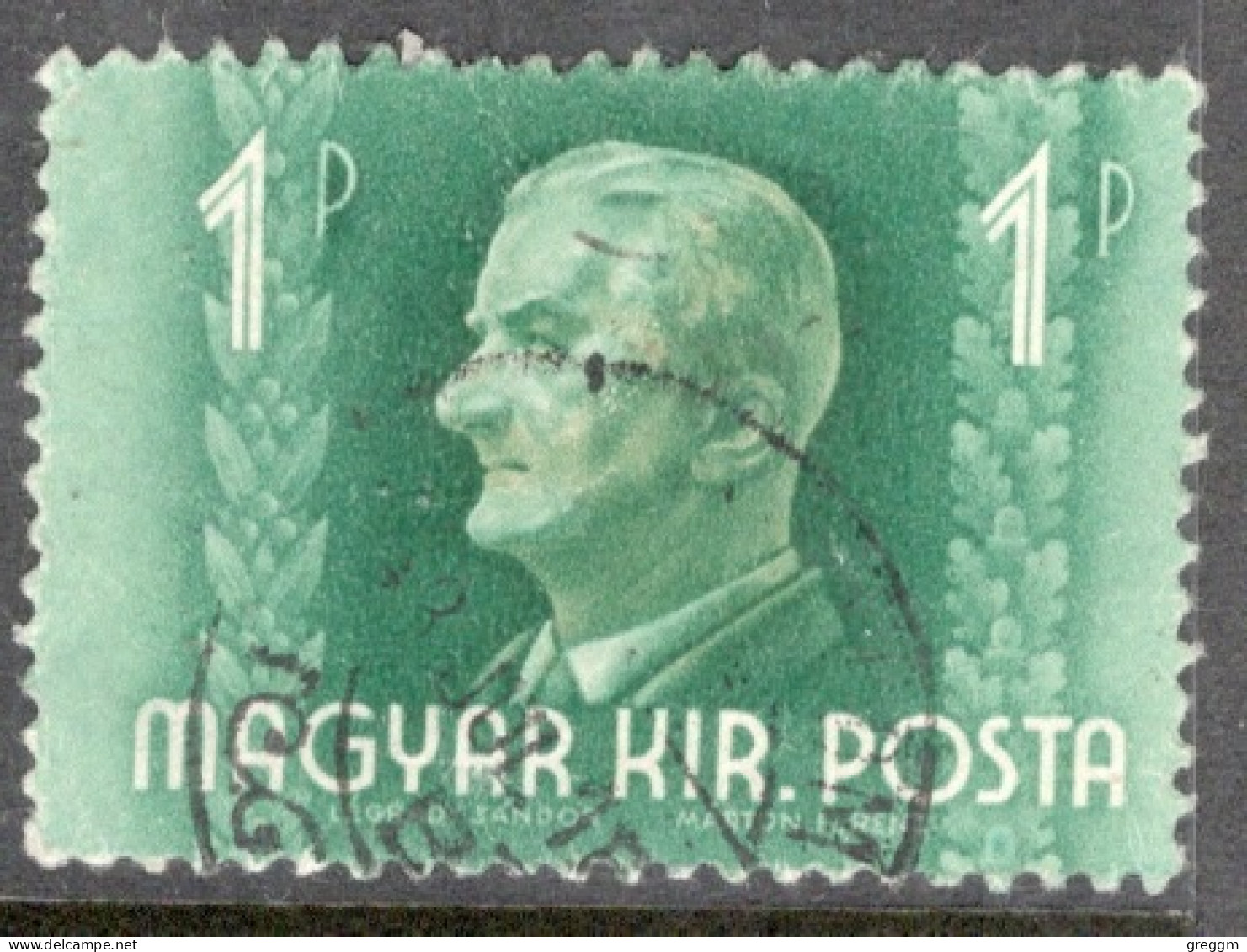 Hungary 1941  Single Stamp Celebrating Miklos Horthy In Fine Used - Gebraucht