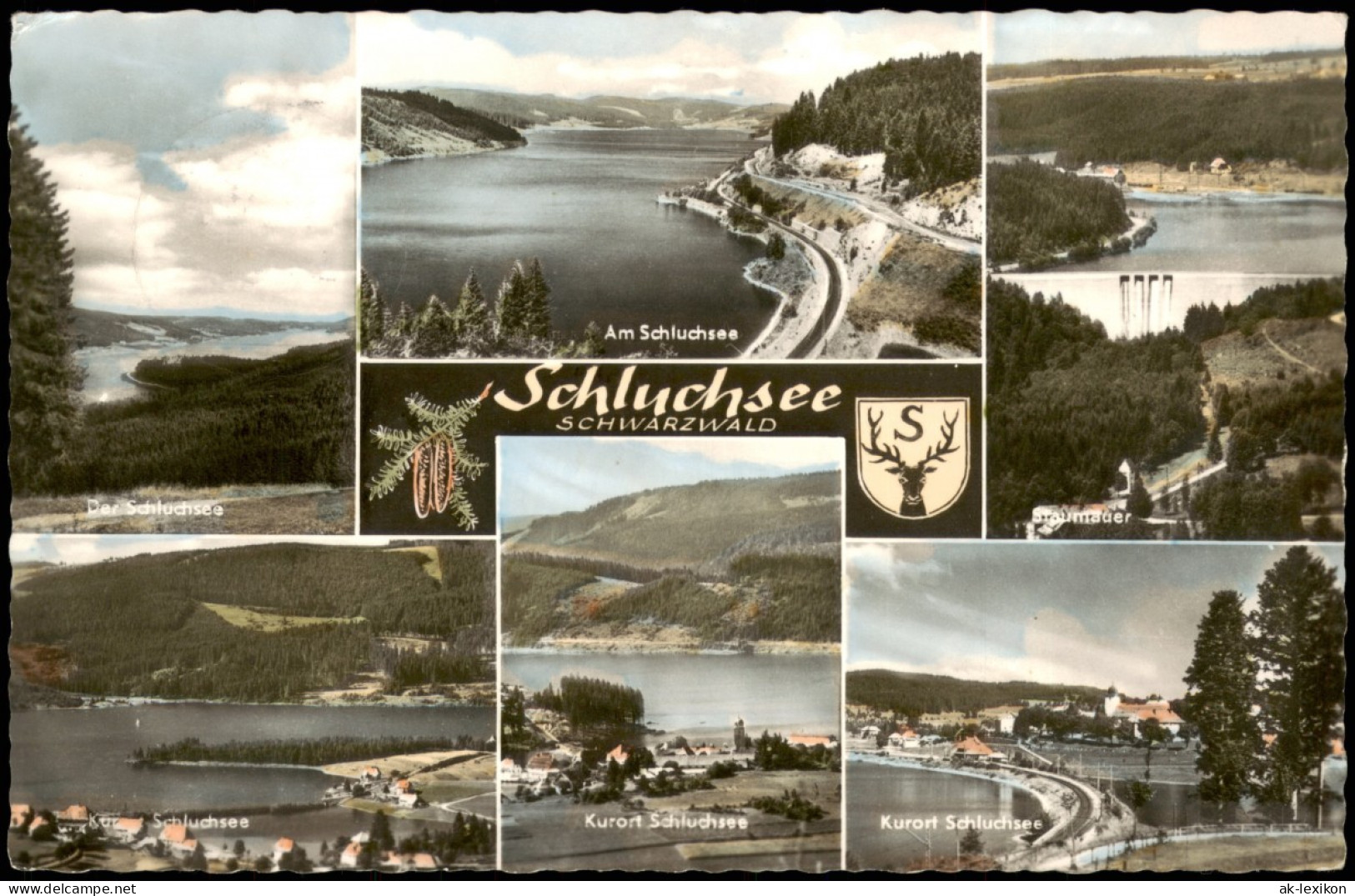 Schluchsee Schluchsee Mehrbildkarte Div. Ansichten Schwarzwald 1961 - Schluchsee