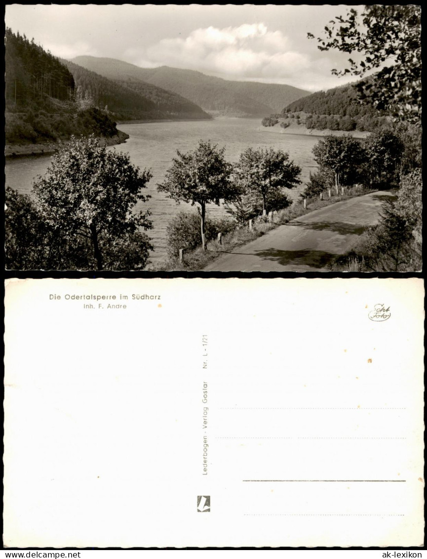 Ansichtskarte Bad Lauterberg Im Harz Odertalsperre Im Südharz 1960 - Bad Lauterberg