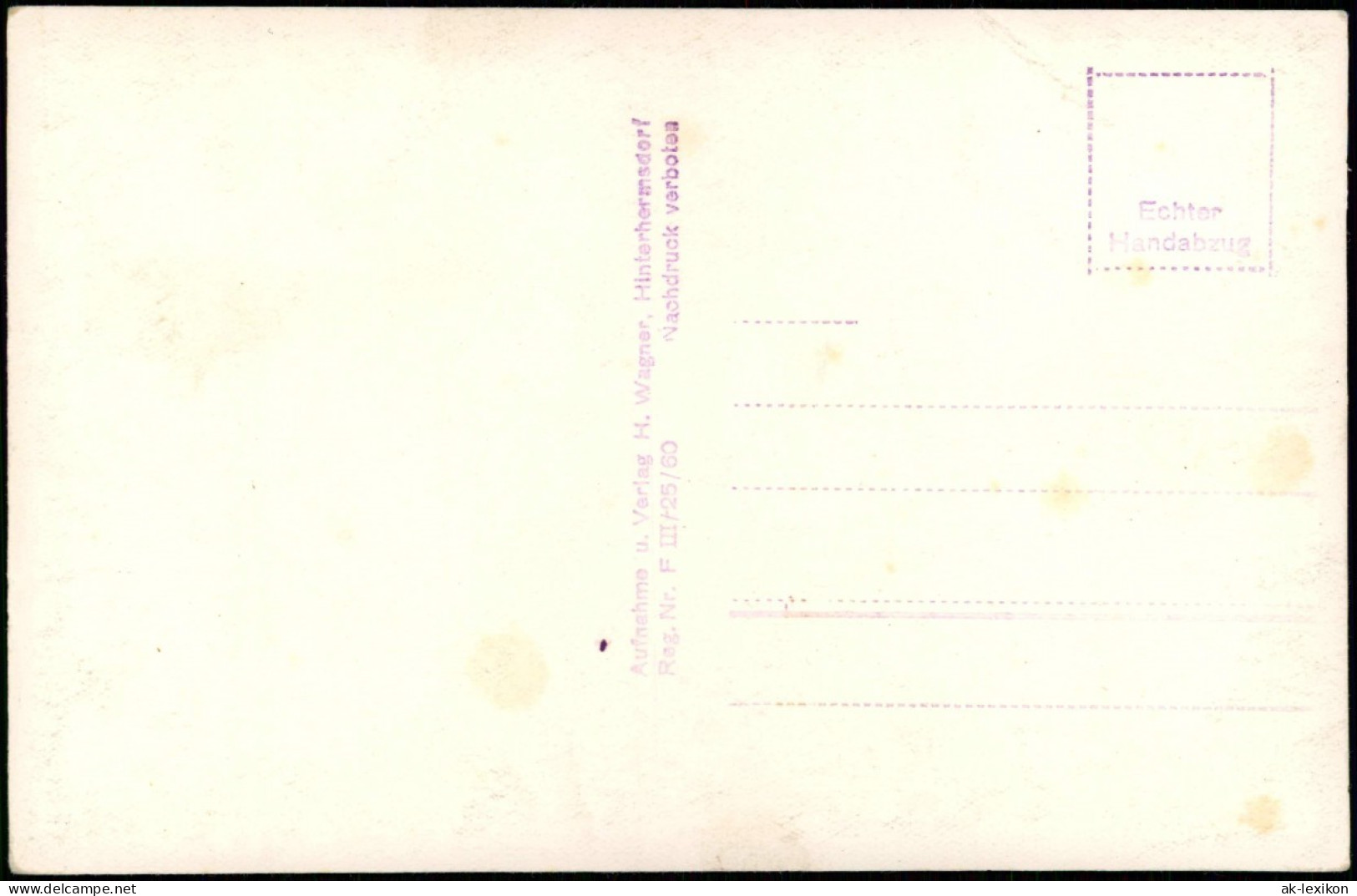 Ansichtskarte Hinterhermsdorf-Sebnitz Bootstation Obere Kirnitzsch 1960 - Hinterhermsdorf