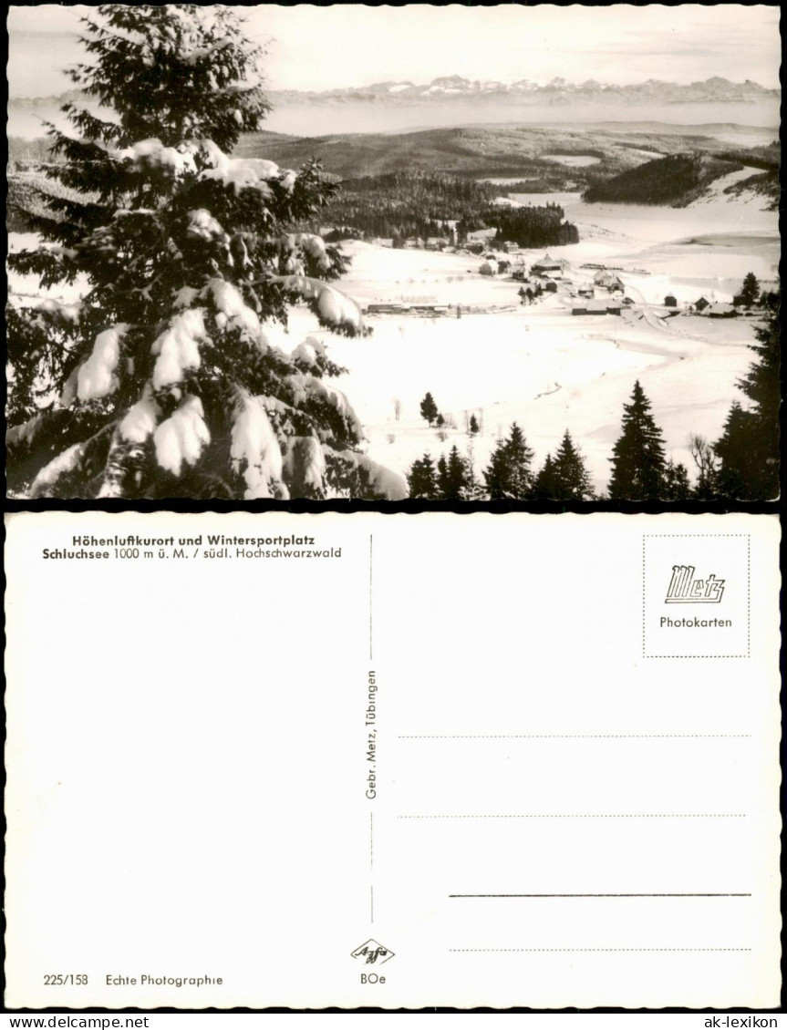 Schluchsee Höhenluftkurort Und Wintersportplatz Hochschwarzwald 1960 - Schluchsee