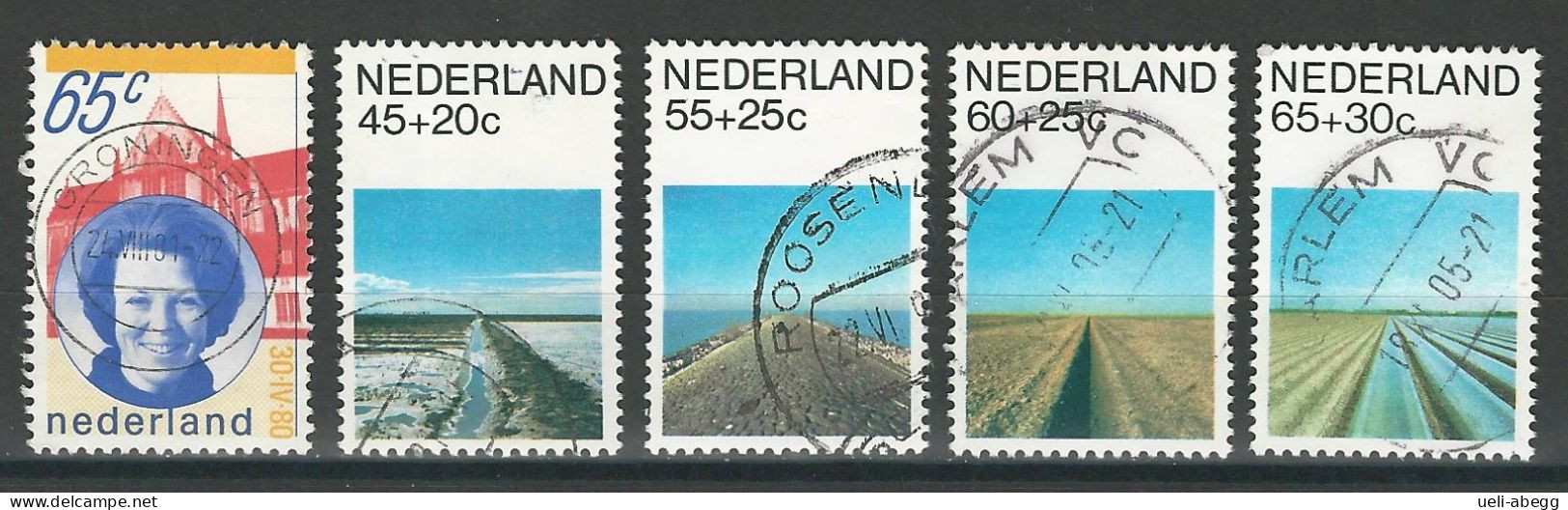 Niederlande NVPH 1215-19 , Mi 1175-79 O - Gebraucht