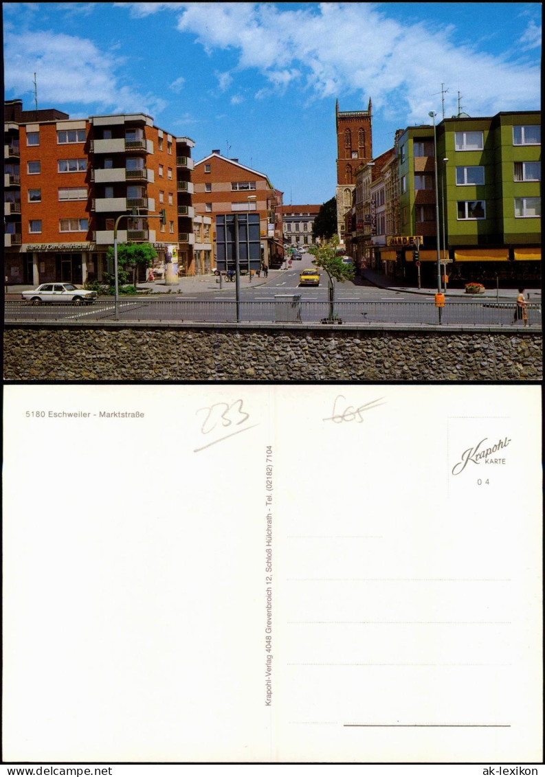 Ansichtskarte Eschweiler Marktstraße 1978 - Eschweiler