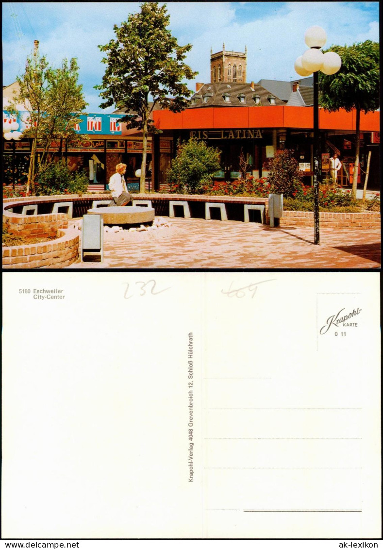 Ansichtskarte Eschweiler City-Center, Eis Latina 1978 - Eschweiler