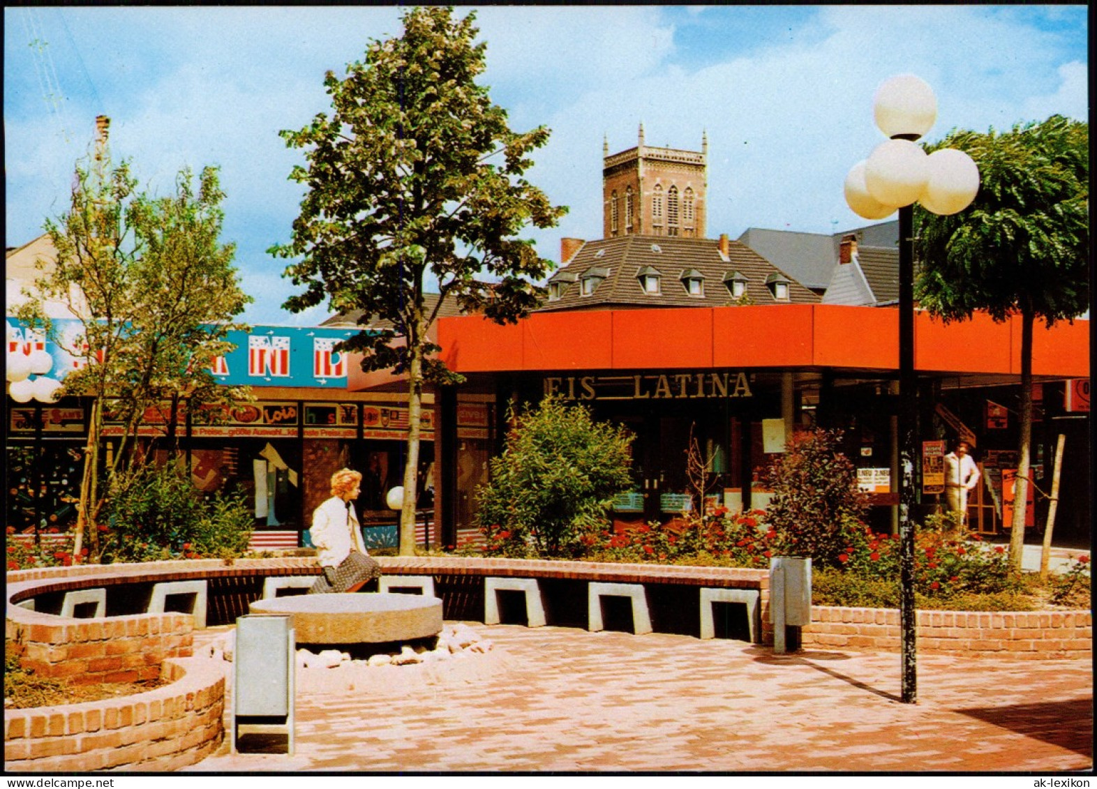 Ansichtskarte Eschweiler City-Center, Eis Latina 1978 - Eschweiler