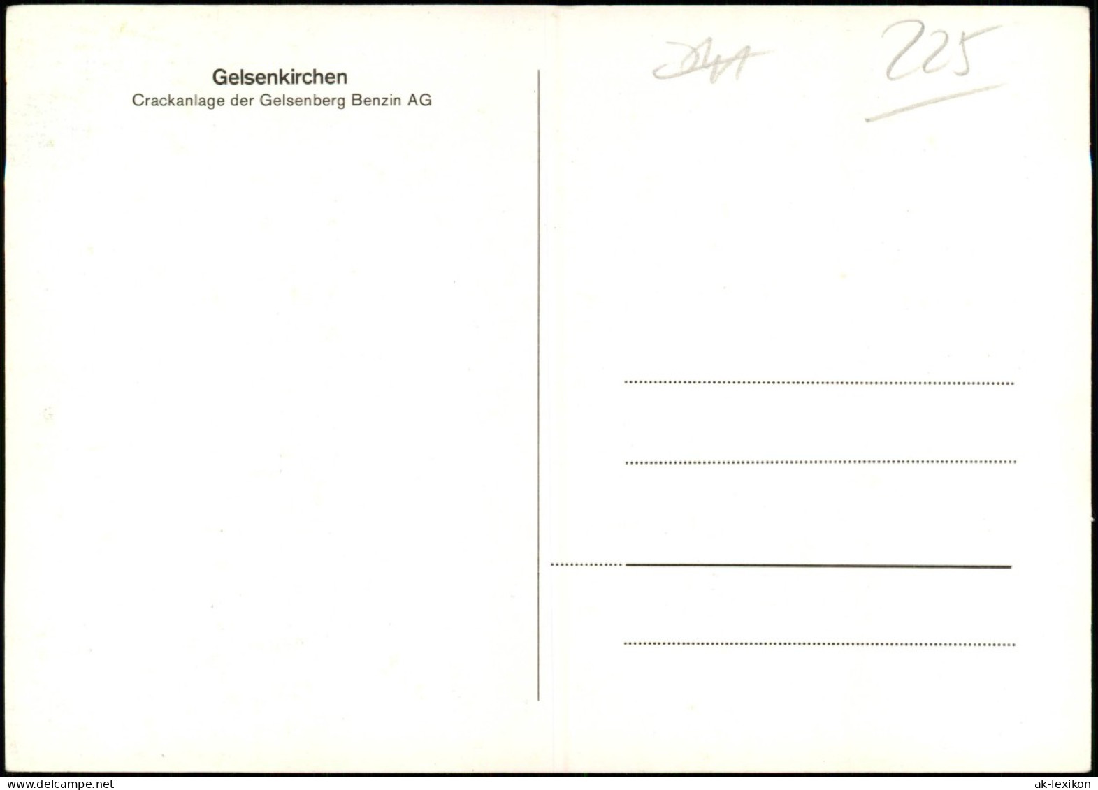 Gelsenkirchen Crackanlage Der Gelsenberg Benzin AG Industrieanlage 1978 - Gelsenkirchen