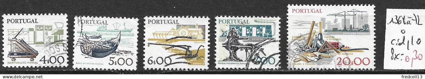 PORTUGAL 1368 à 72 Oblitérés Côte 1.10 € - Usado