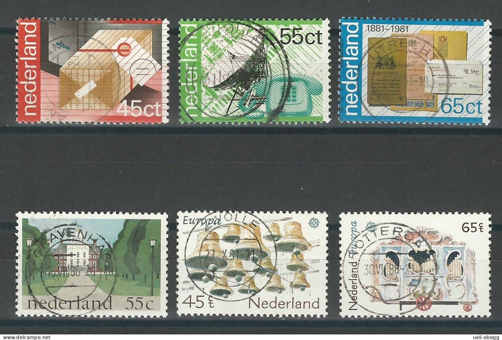 Niederlande NVPH 1220-26 , Mi 1180-82, 1185-87 O - Used Stamps