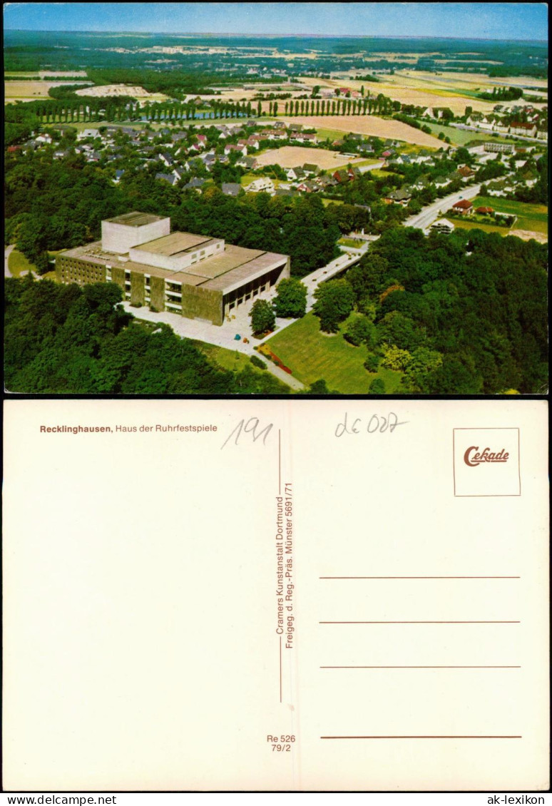 Ansichtskarte Recklinghausen Haus Der Ruhrfestspiele 1972/1979 - Recklinghausen