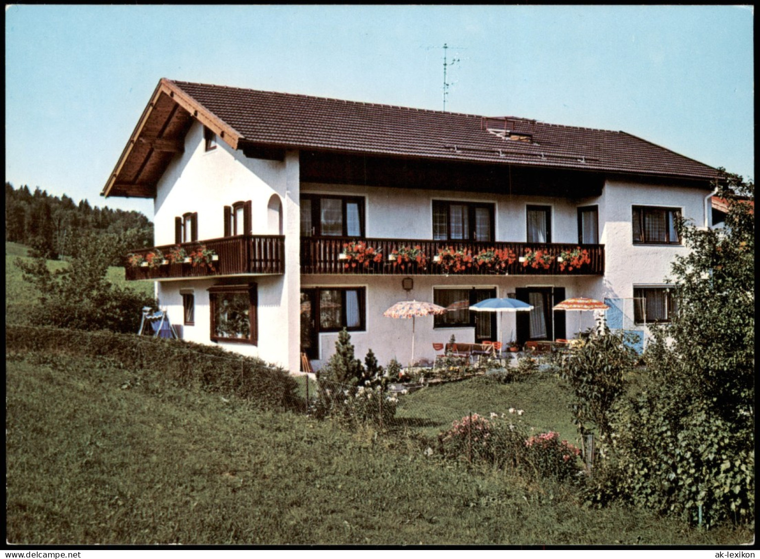 Ruhpolding Ortsansicht Partie Am Haus Sonja, Obergschwendtner Straße 1970 - Ruhpolding